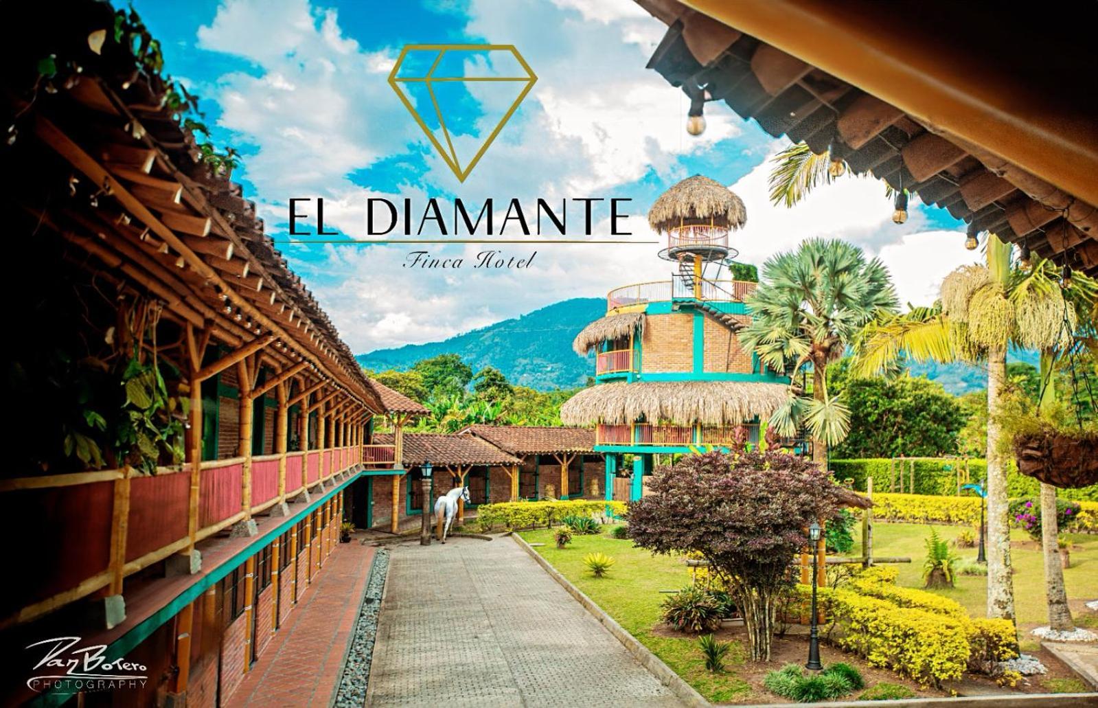 Finca Hotel El Diamante Calarcá Buitenkant foto